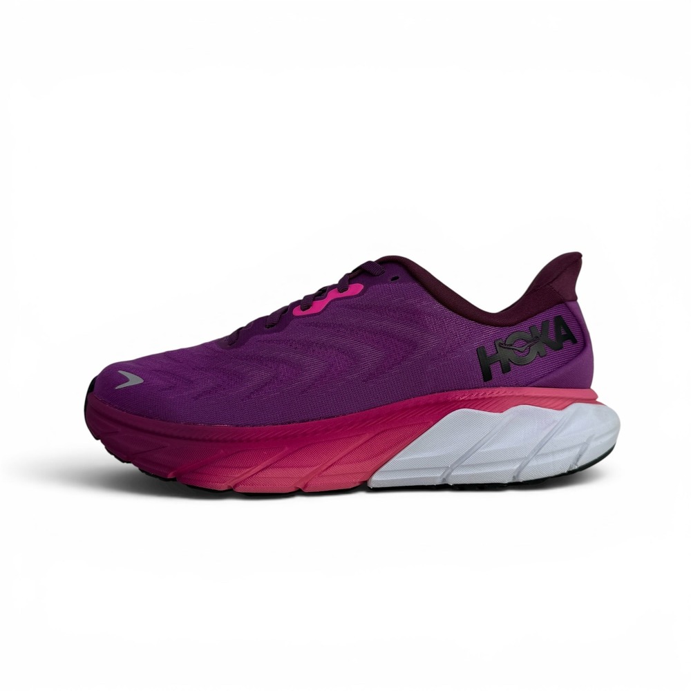 Hoka Arahi 6 Womens Running Shoes Size 8 B Grape Wine Beauty Berry 1123195 GWBY - Picture 4 of 13